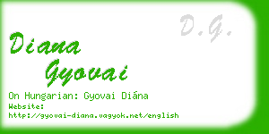 diana gyovai business card